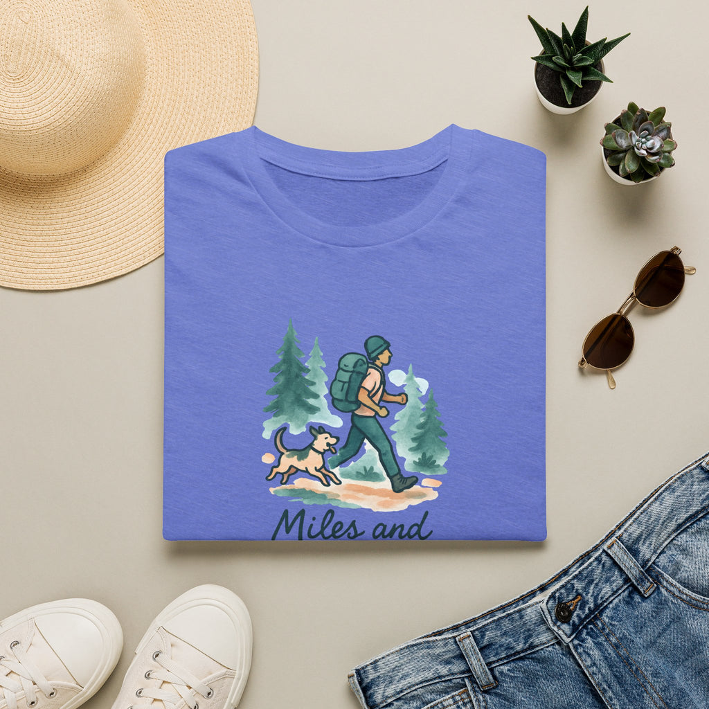 Hiker and Dog Trek T-Shirt