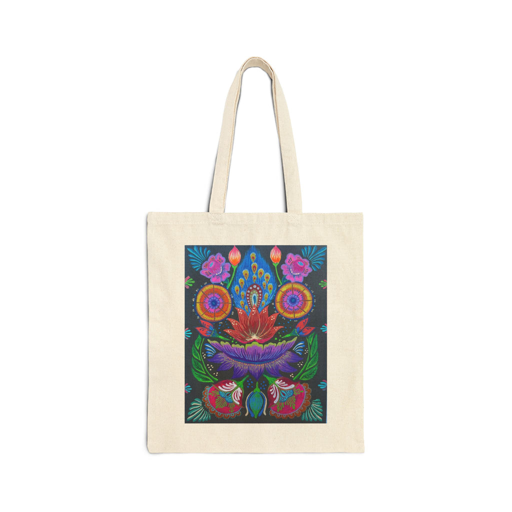 Ricksaw Art Tote Bag — Vibrant Cotton Canvas Market Tote