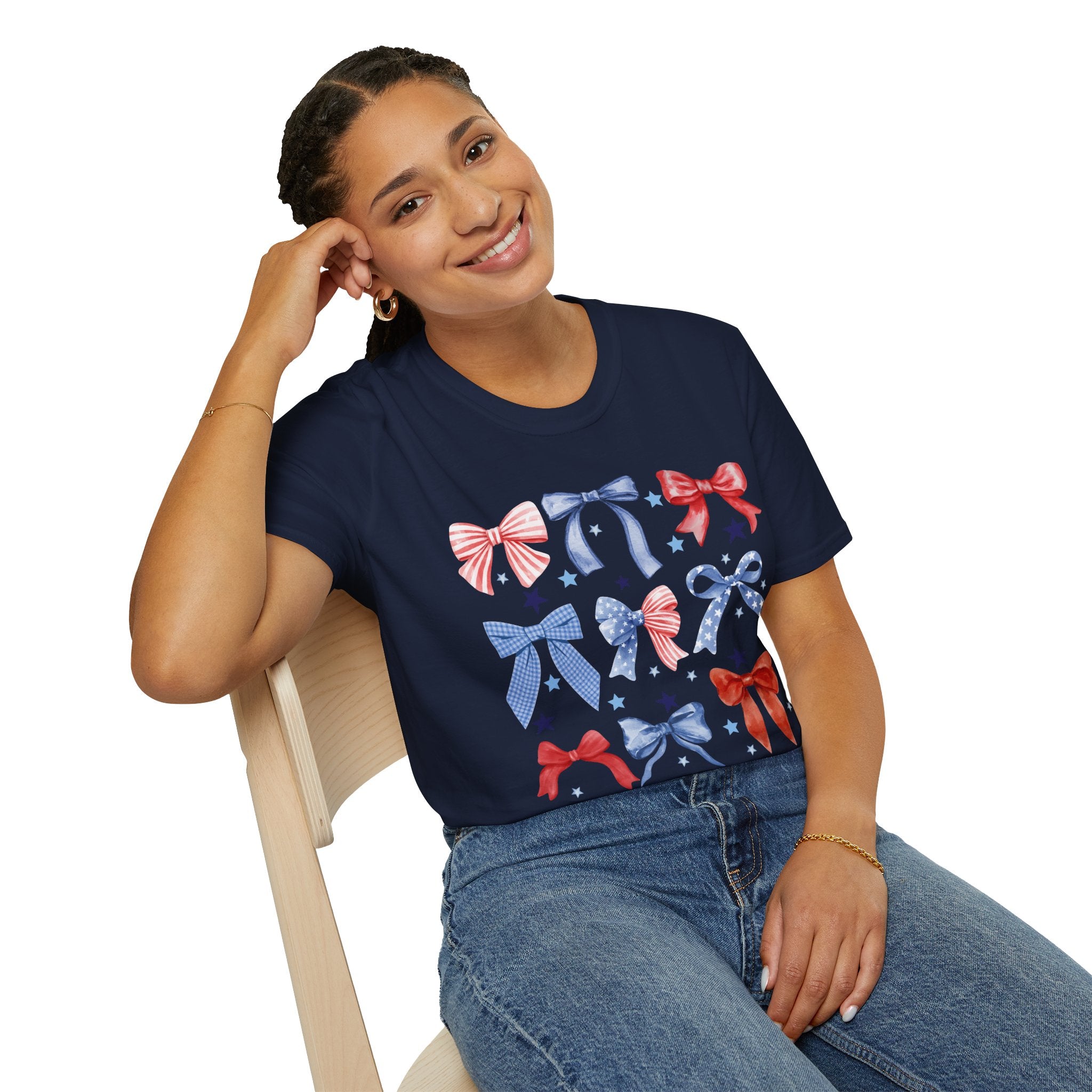 Stars & Ribbon Bow Graphic Tee