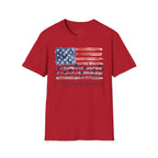 American Flag Palm Trees T-Shirt — “250 Years of Freedom” Patriotic Tee