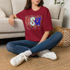 USA Patriotic T-Shirt — Red White & Blue Fourth of July Tee