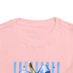 Toddler Tee Cherry Bow   — Cute Red Cherries with Blue Stripes