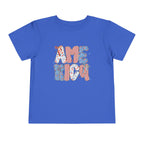 Toddler Tee America   — Patriotic Red White Blue Kids Shirt