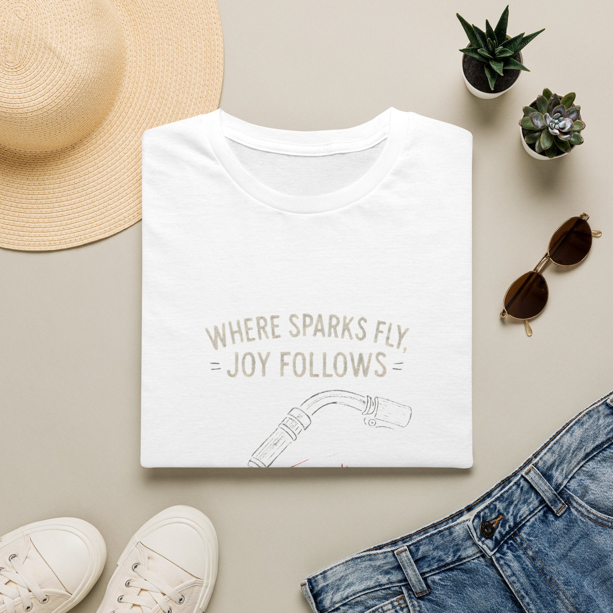 Welding Sparks Joy T-Shirt