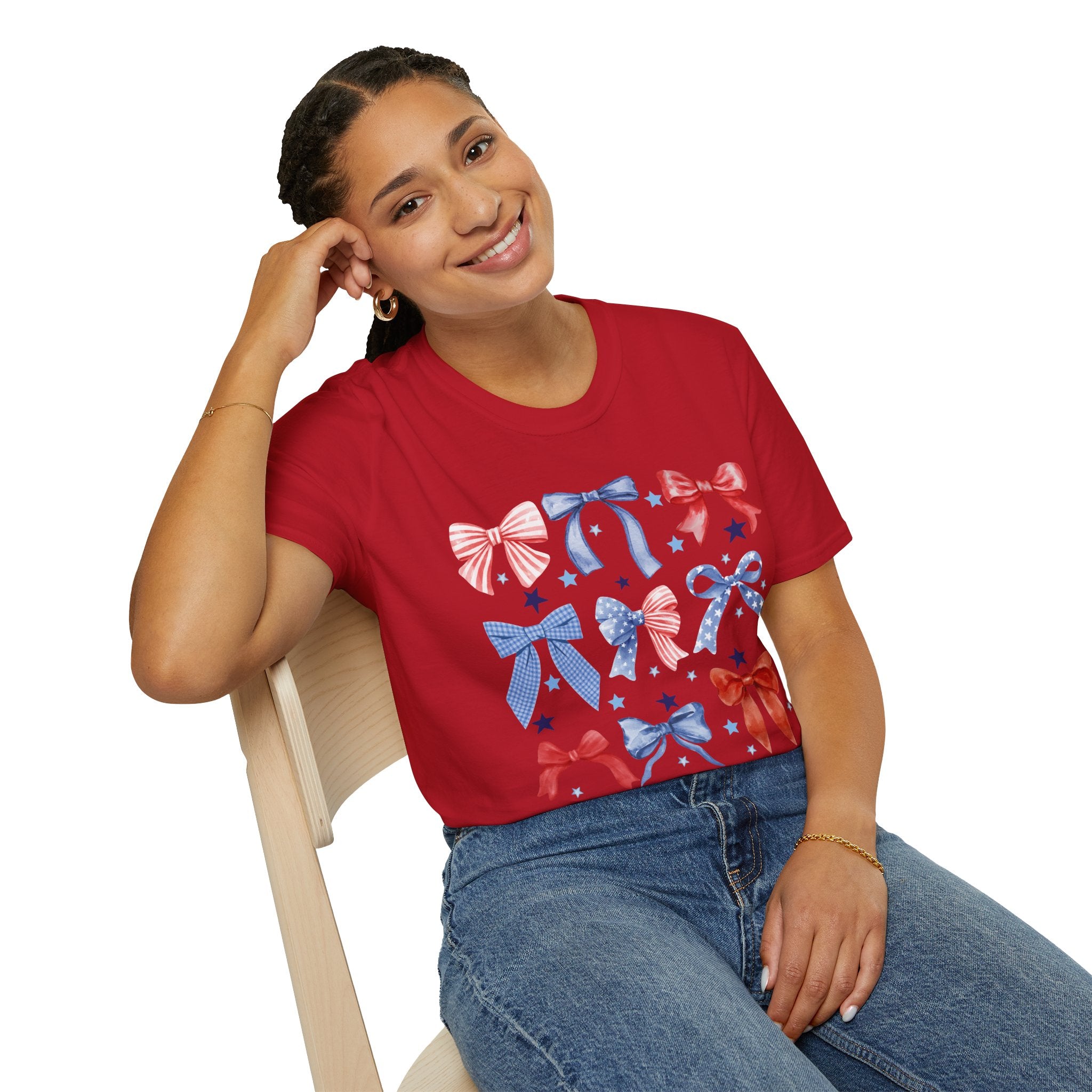 Stars & Ribbon Bow Graphic Tee
