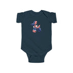 Patriotic Balloon Dog Baby Bodysuit — USA Flag Infant Onesie