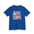 Youth, America Kid’s Tee — Patriotic Red White Blue Graphic