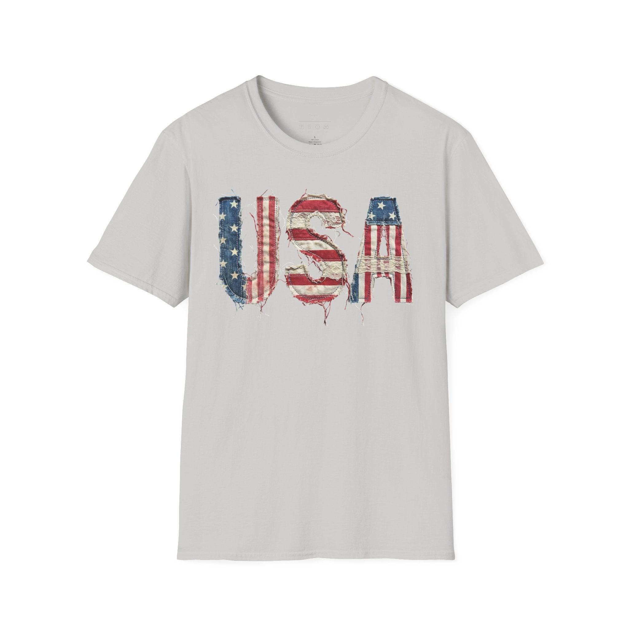Copy of USA Flag Graphic T-Shirt — Distressed Americana Patriotic Tee
