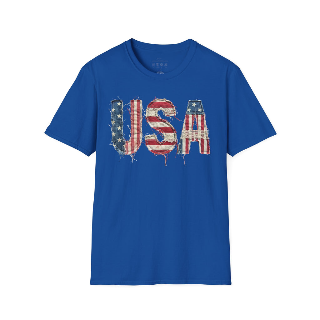 Copy of USA Flag Graphic T-Shirt — Distressed Americana Patriotic Tee
