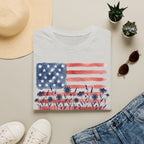American Flag Palm Trees T-Shirt — “250 Years of Freedom” Patriotic Tee