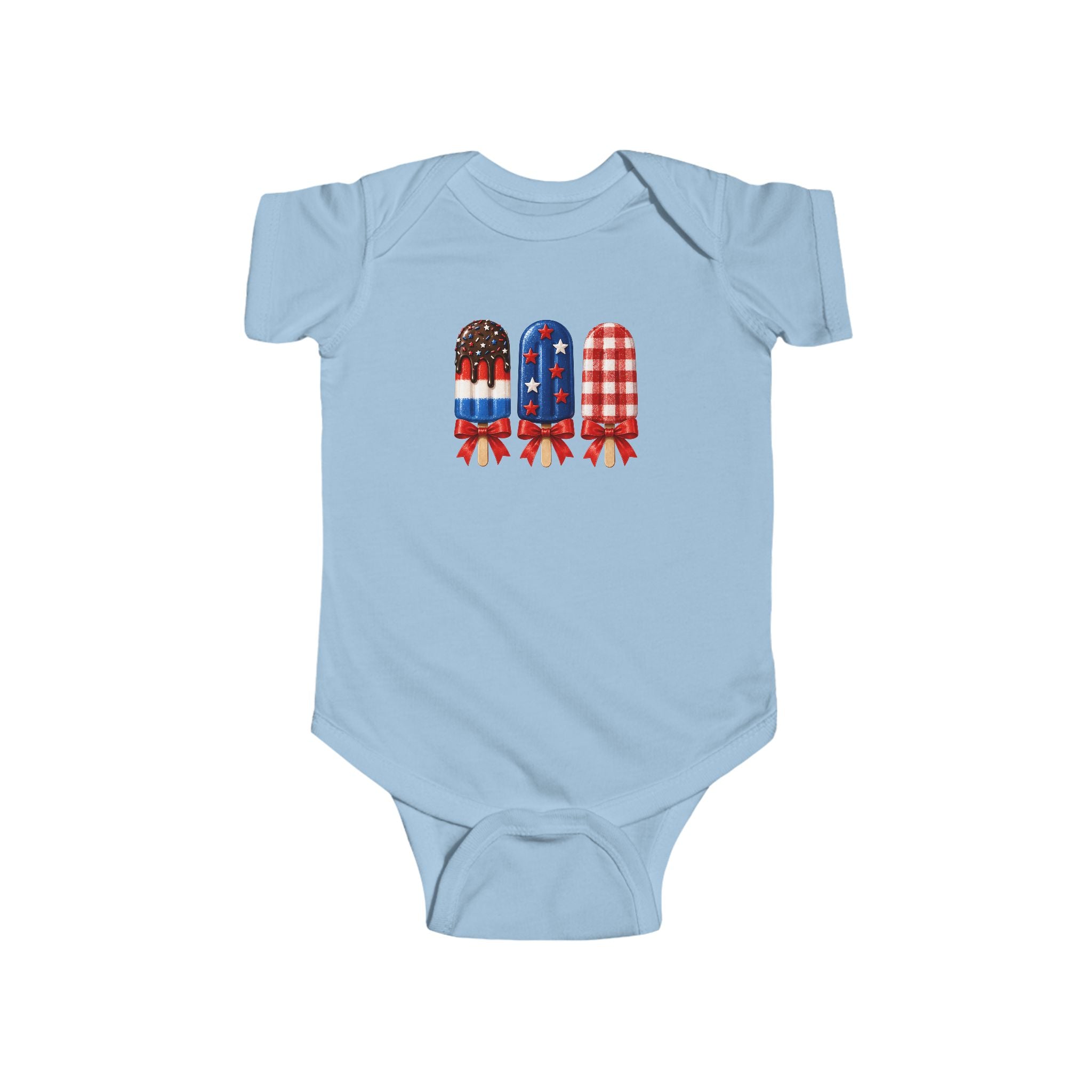 Patriotic Popsicle Baby Bodysuit