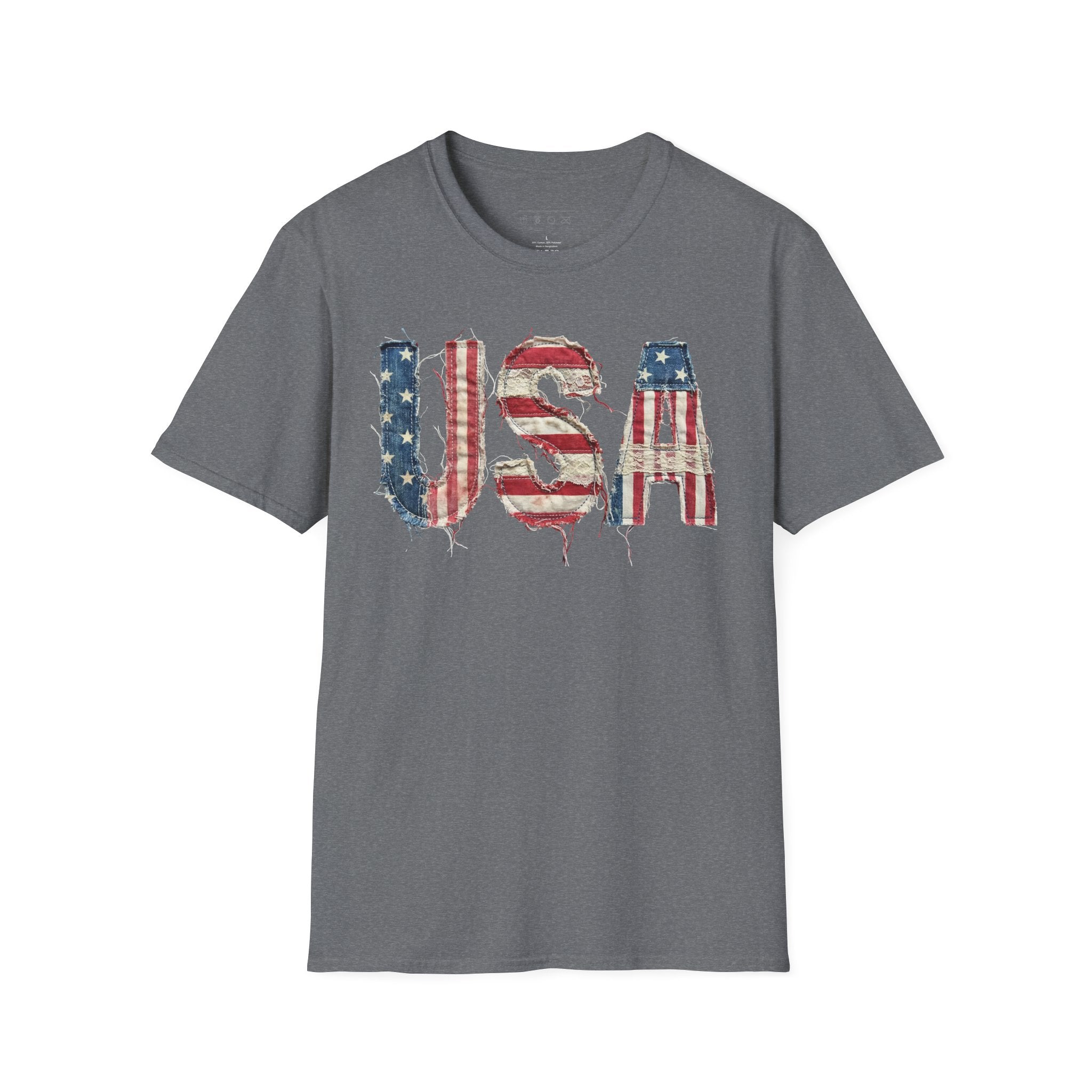 Copy of USA Flag Graphic T-Shirt — Distressed Americana Patriotic Tee
