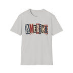 America Vintage Flag T-Shirt — Patriotic USA Graphic Tee for 4th of July
