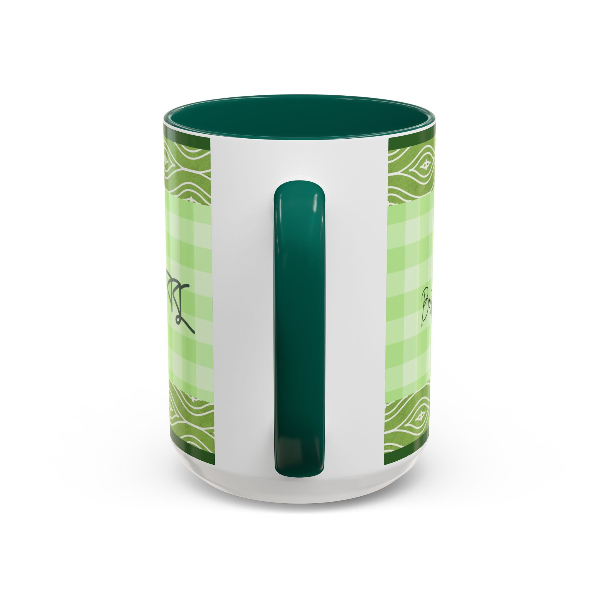 Best Abbu Mug — Green Plaid