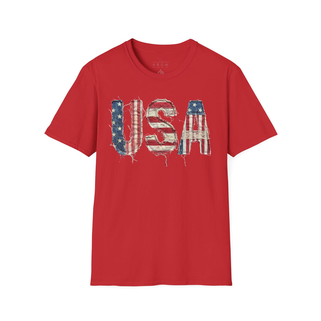 Copy of USA Flag Graphic T-Shirt — Distressed Americana Patriotic Tee