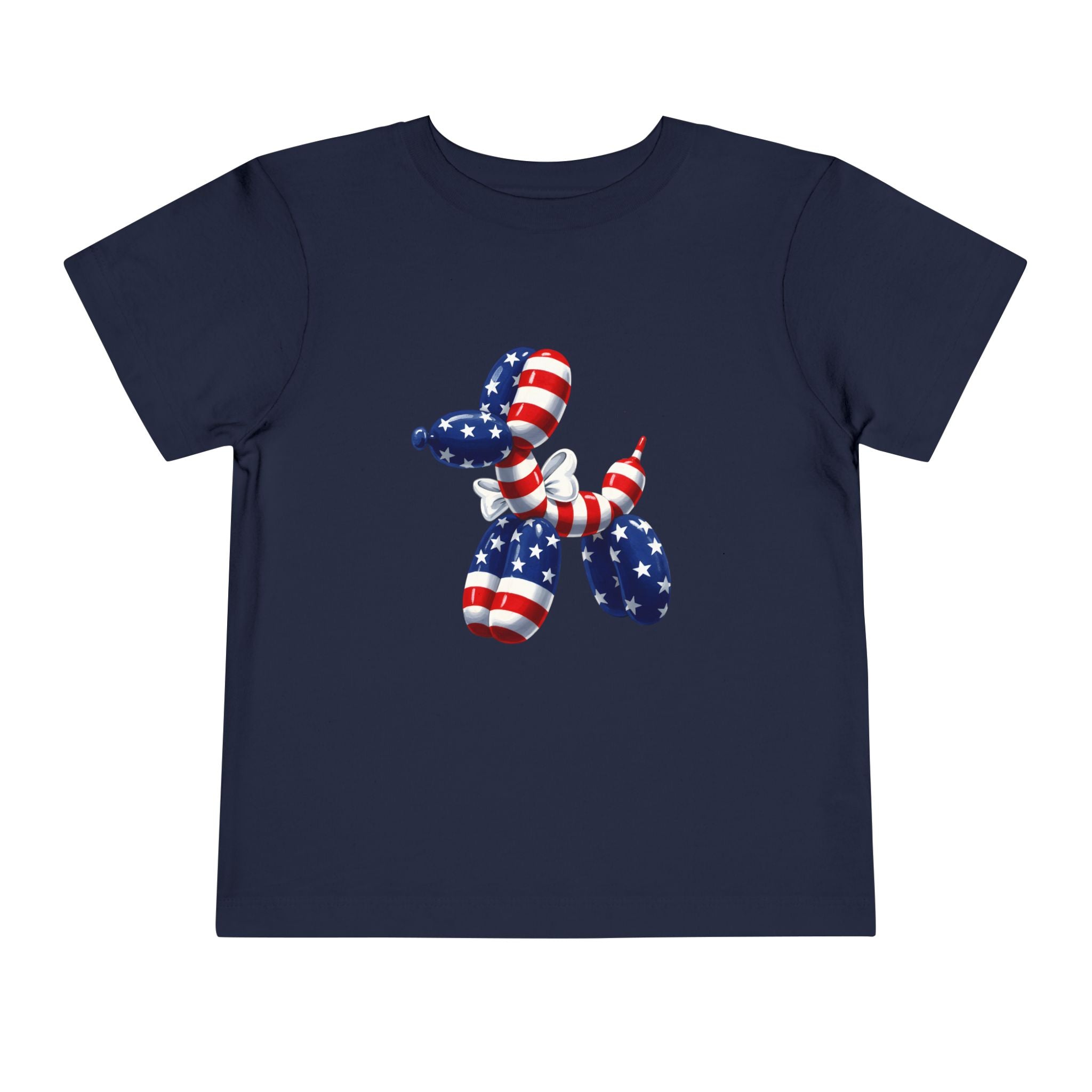 Toddler Tee Patriotic Balloon Dog