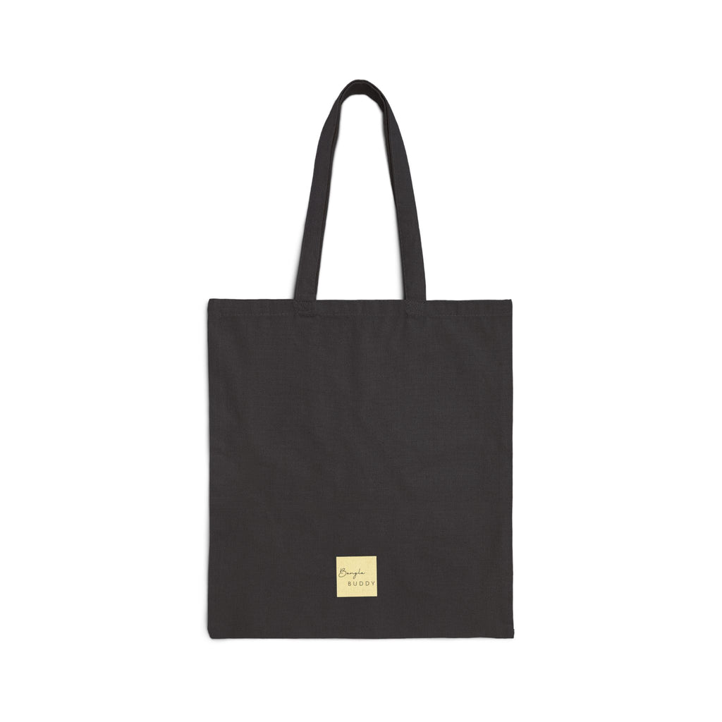Ricksaw Art Canvas Tote — Colorful Tulip & Rose Market Bag