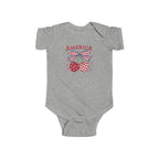 America Baby Bodysuit - Patriotic Cherries 4th of July Infant Onesie