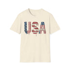 Copy of USA Flag Graphic T-Shirt — Distressed Americana Patriotic Tee