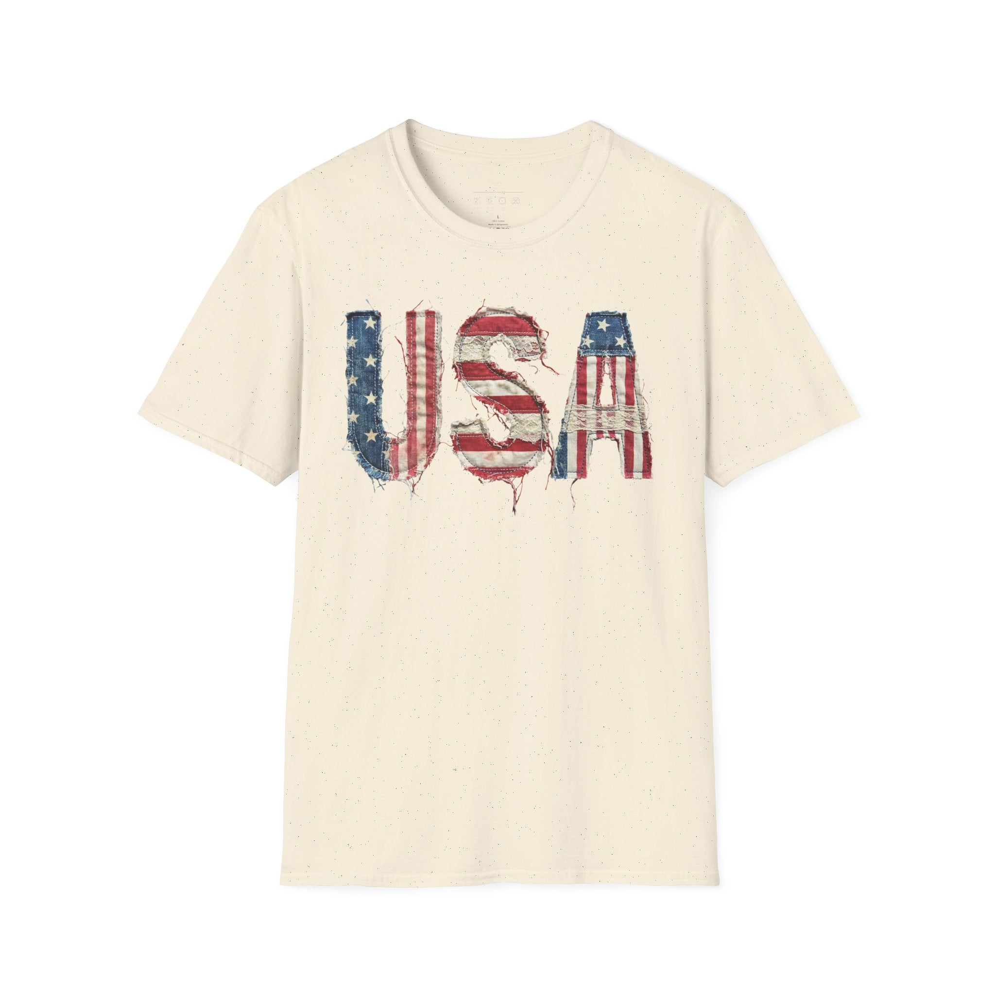 Copy of USA Flag Graphic T-Shirt — Distressed Americana Patriotic Tee