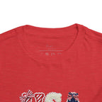 Toddler Tee - "USA" Patriotic Applique Short Sleeve