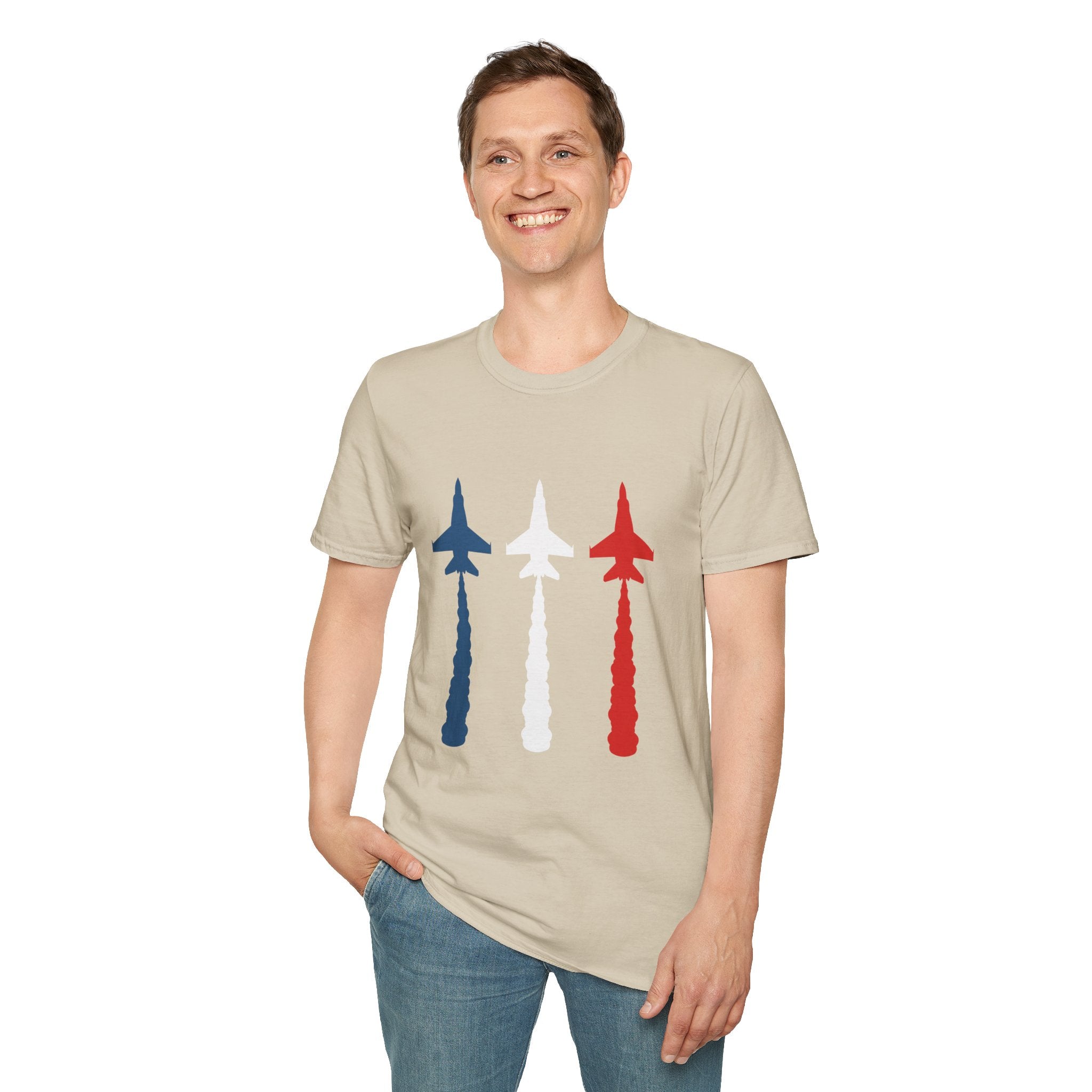 Patriotic Fighter Jet T-Shirt