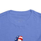 Toddler Tee Patriotic Balloon Dog  — USA Flag 4th of July Shirt