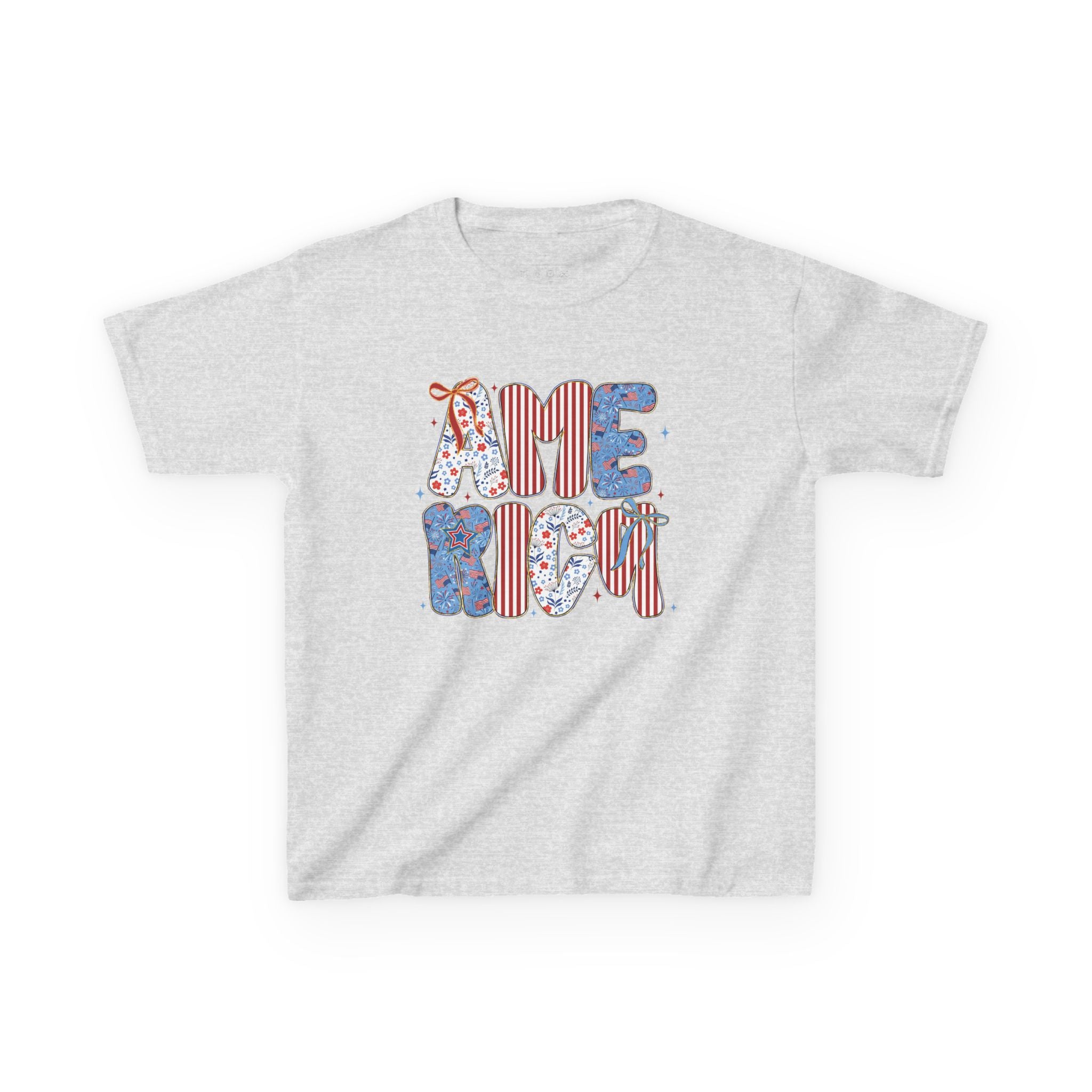 Youth, America Kid’s Tee — Patriotic Red White Blue Graphic