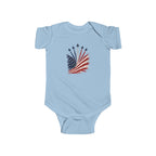 Infant Bodysuit — Stars & Stripes Jet Trail Patriotic Baby Onesie