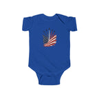 Infant Bodysuit — Stars & Stripes Jet Trail Patriotic Baby Onesie