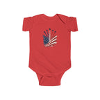 Infant Bodysuit — Stars & Stripes Jet Trail Patriotic Baby Onesie