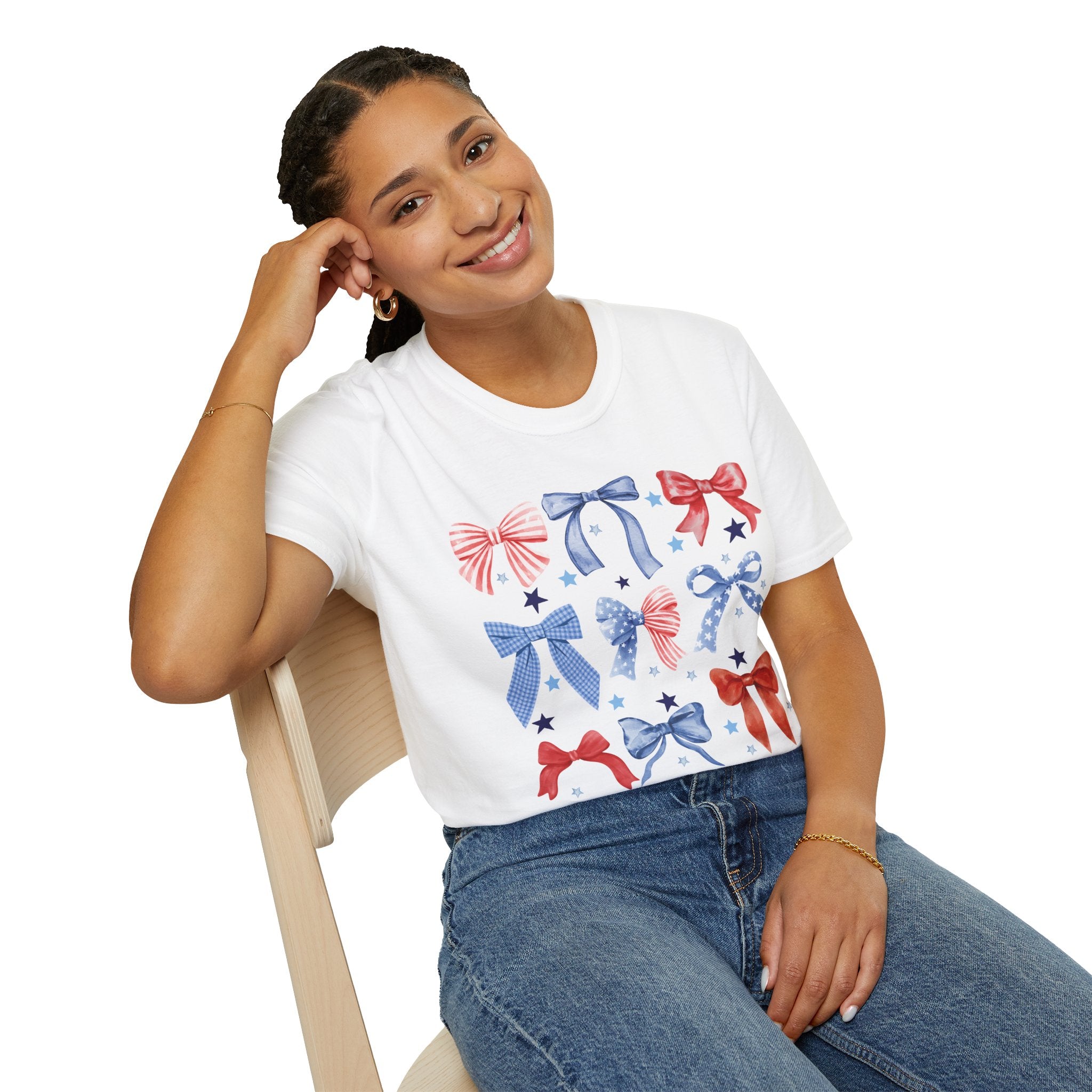 Stars & Ribbon Bow Graphic Tee