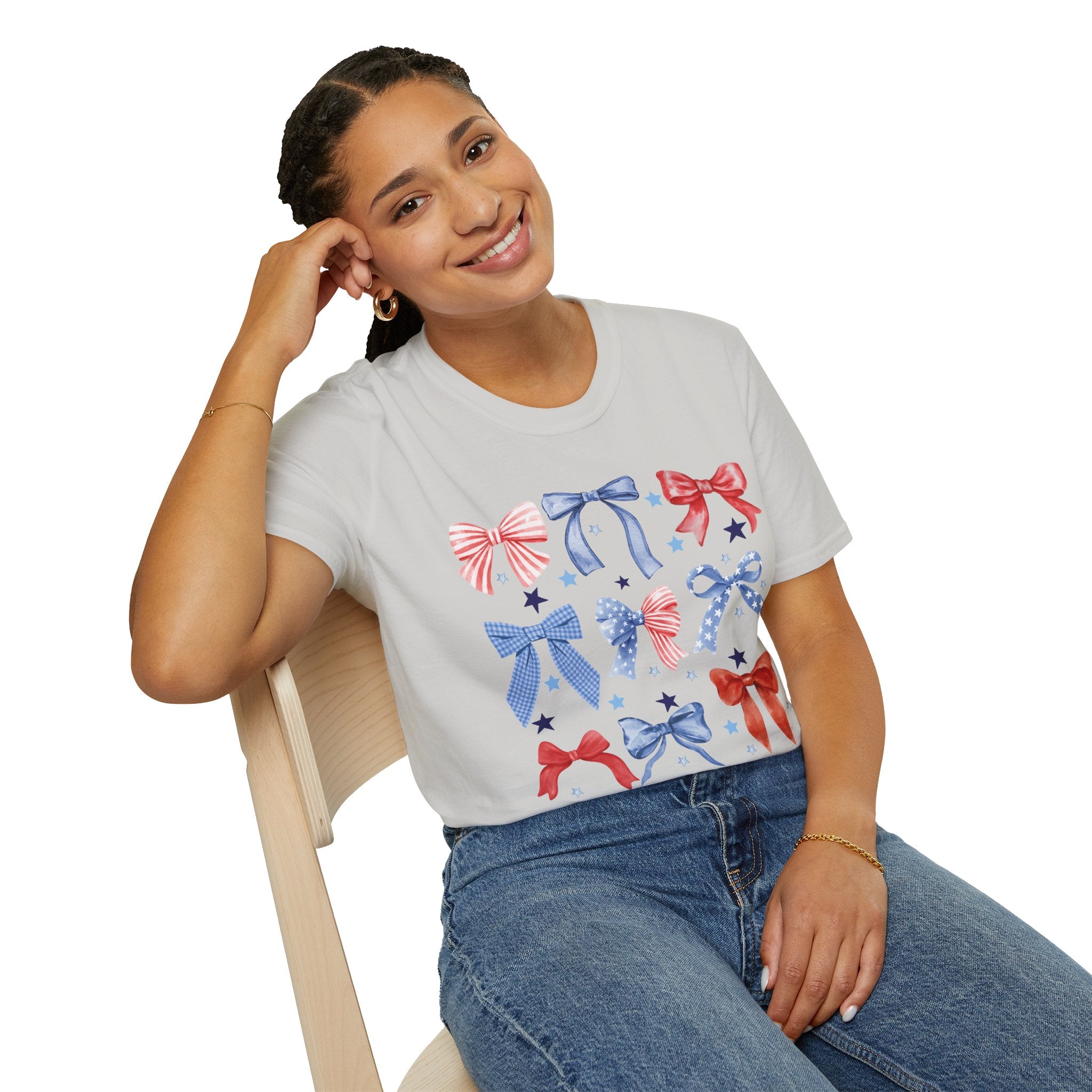 Stars & Ribbon Bow Graphic Tee