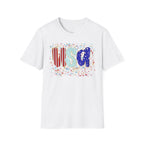 USA Patriotic T-Shirt — Red White & Blue Fourth of July Tee