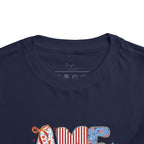 Toddler Tee America   — Patriotic Red White Blue Kids Shirt