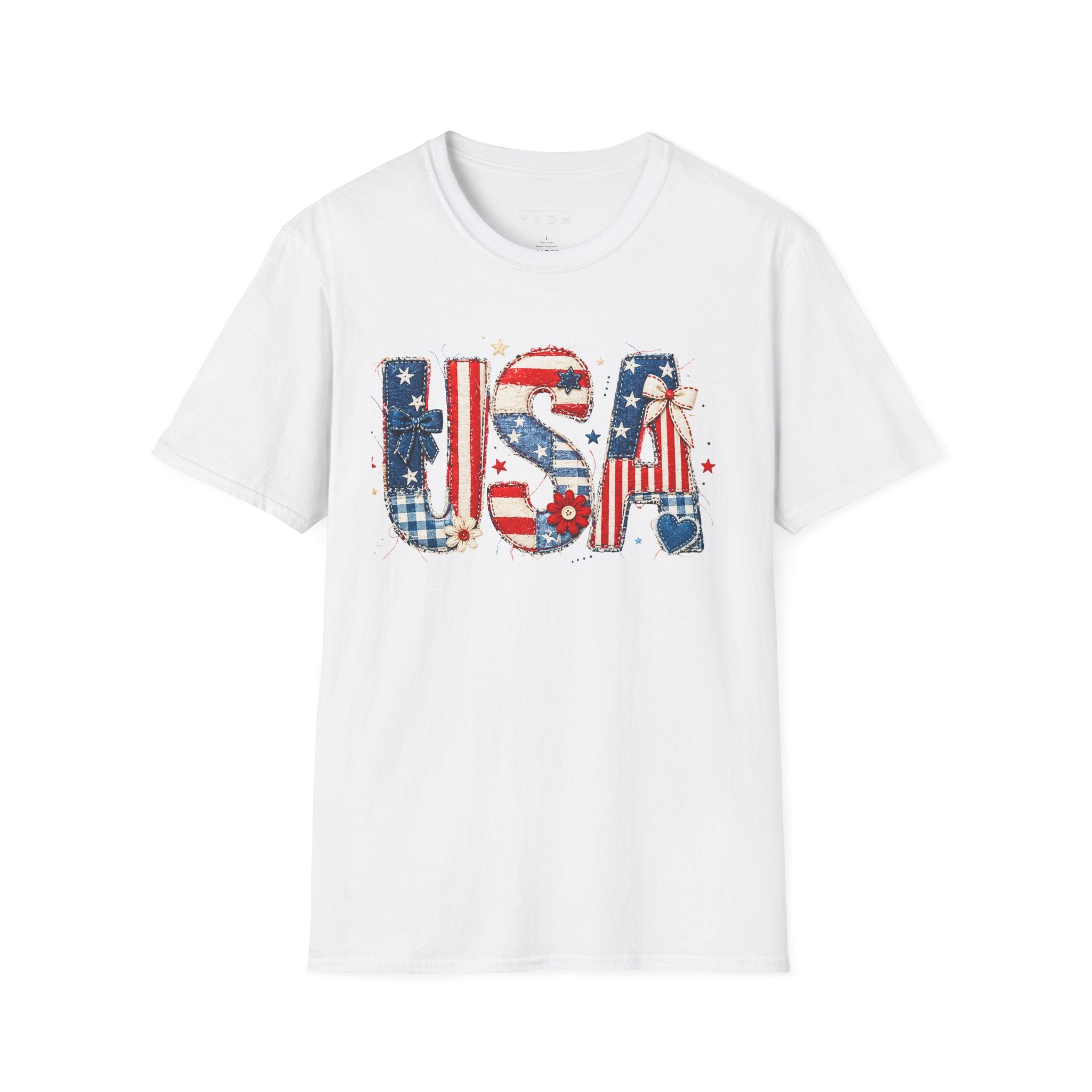 USA Patriotic T-Shirt — Red White Blue Americana Graphic Tee