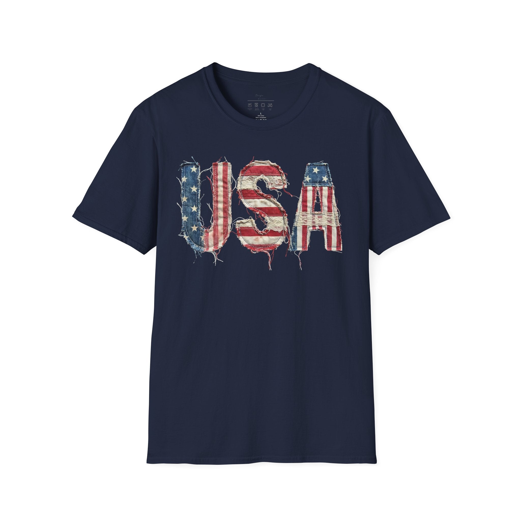 Copy of USA Flag Graphic T-Shirt — Distressed Americana Patriotic Tee