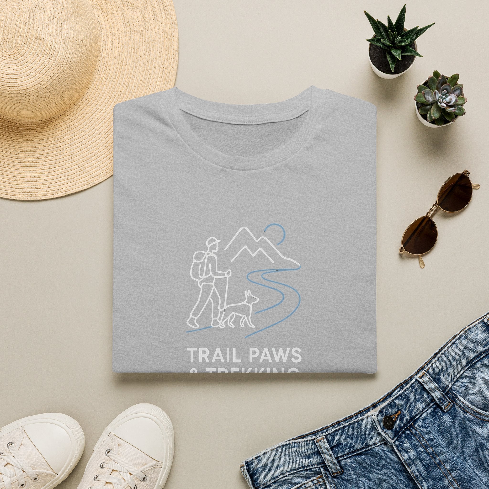 Trail Paws Trekking Boots T-Shirt