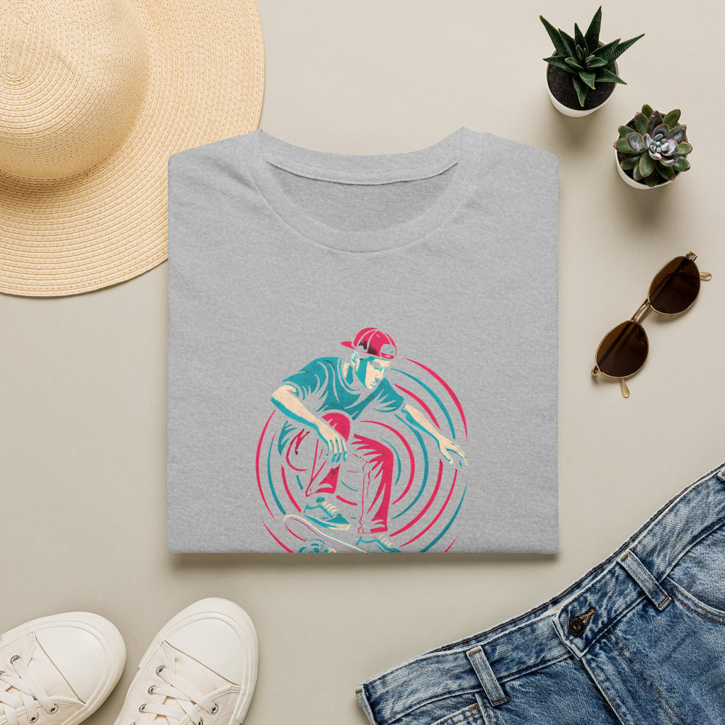 Skateboarder performing trick T-Shirt
