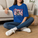 All American Dad T-Shirt — Patriotic Flag Boots Graphic Tee for Father's Day & 4th of July