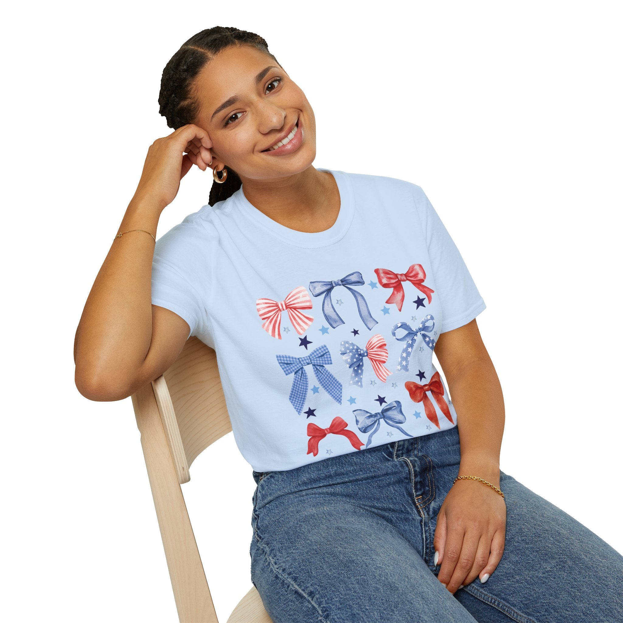 Stars & Ribbon Bow Graphic Tee