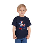 Toddler Tee Patriotic Balloon Dog  — USA Flag 4th of July Shirt
