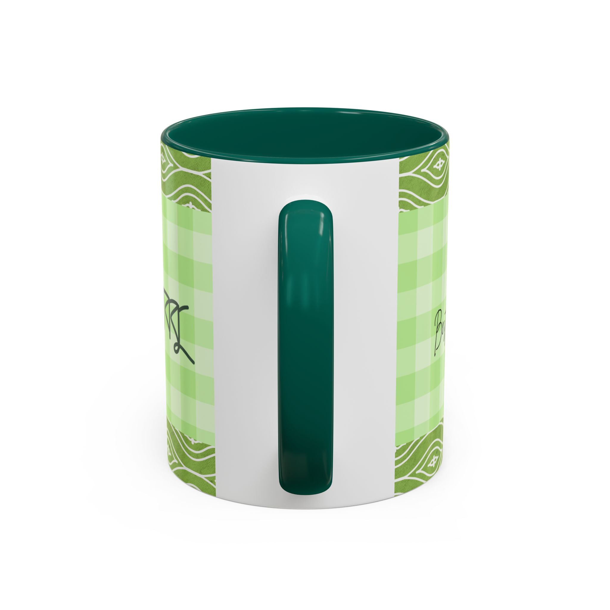Best Abbu Mug — Green Plaid