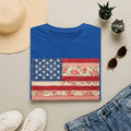 Patriotic Floral tee shirt