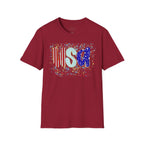 USA Patriotic T-Shirt — Red White & Blue Fourth of July Tee