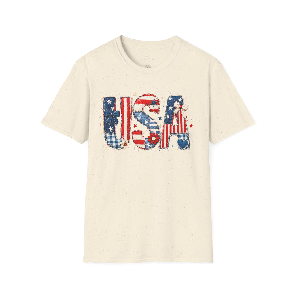 USA Patriotic T-Shirt — Red White Blue Americana Graphic Tee