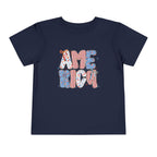 Toddler Tee America   — Patriotic Red White Blue Kids Shirt