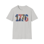 1776 Patriotic T-Shirt — American Flag & Camouflage Vintage Independence Tee