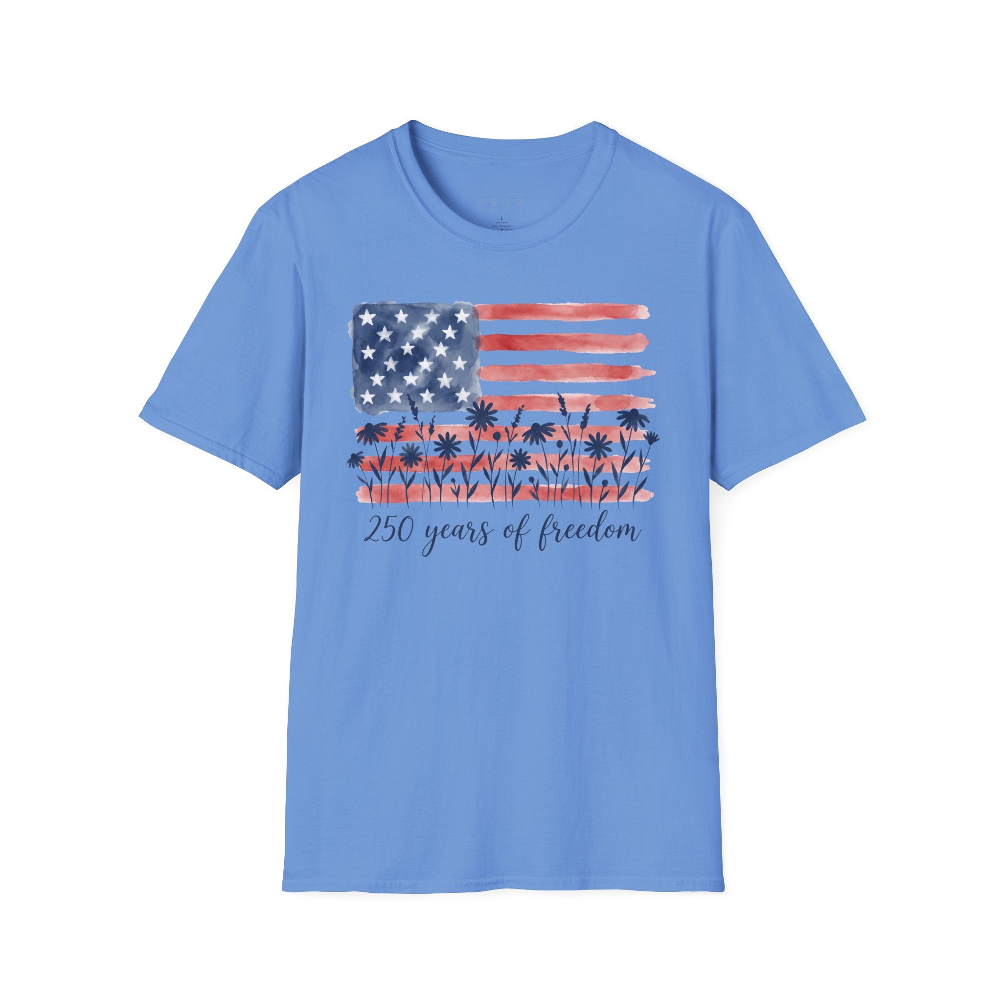 American Flag Palm Trees T-Shirt — “250 Years of Freedom” Patriotic Tee