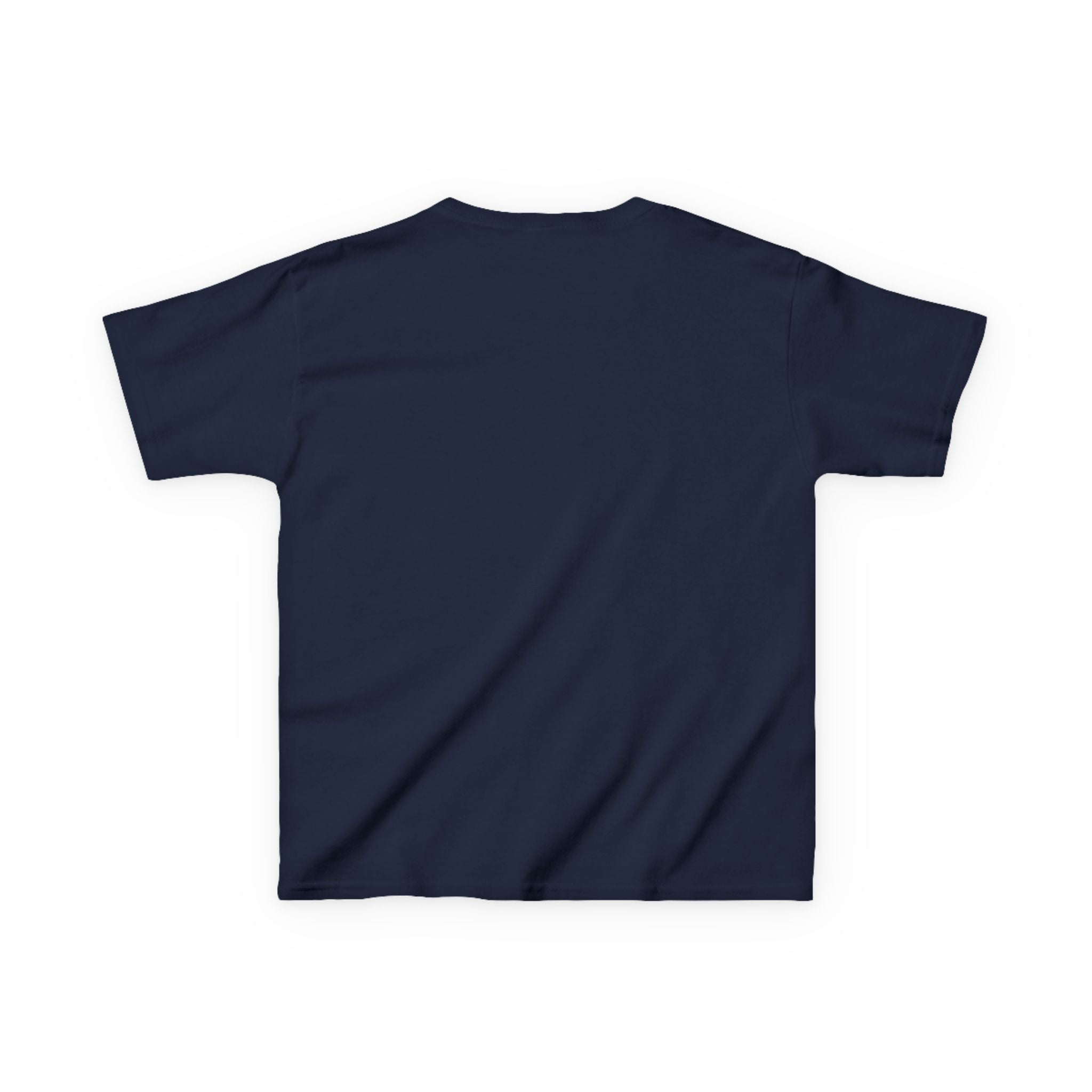Youth, Kids USA Patriotic Tee — Red White & Blue Flag Letters